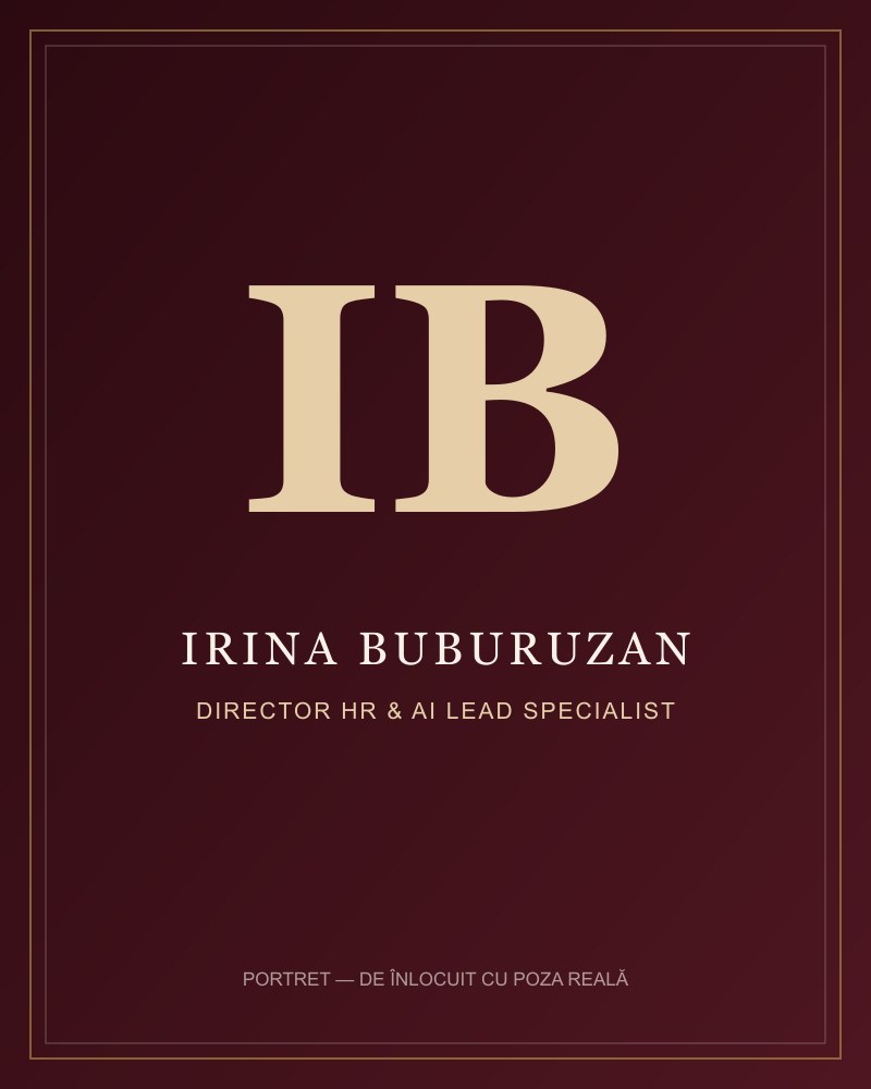 Irina Buburuzan — Director HR & AI Lead Specialist